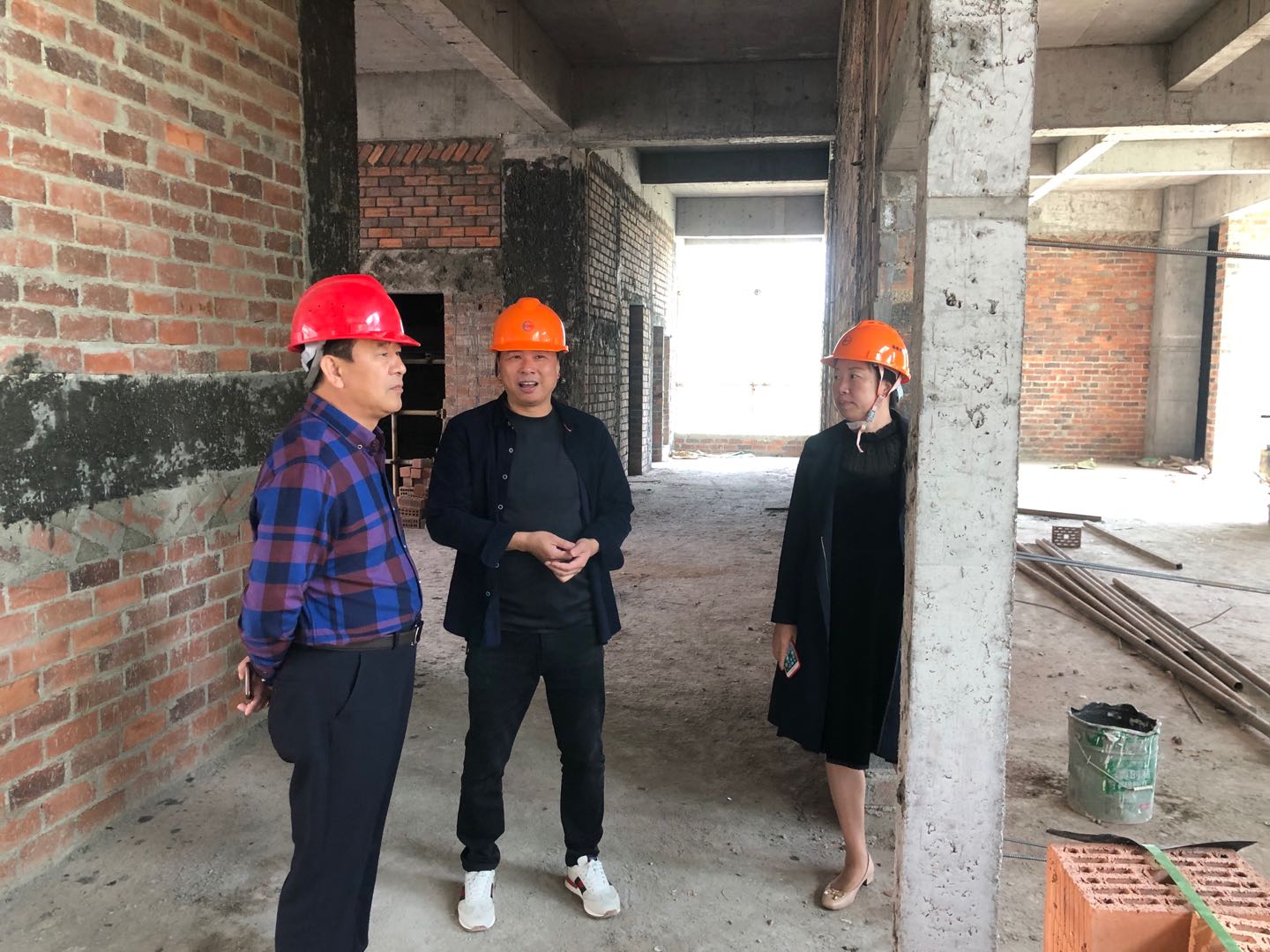 福建易顺建筑工程有限公司董事长李易顺视察在建项目（一）