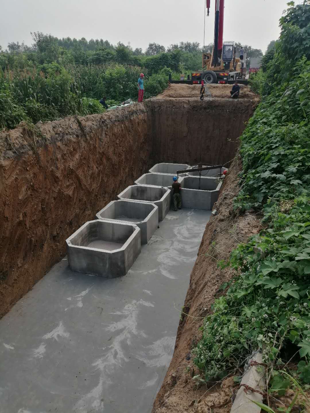 福建易顺建筑工程有限公司在石家庄市鹿泉区生活用水置换引江水管网和生活污水管网建设工程项目施工情况