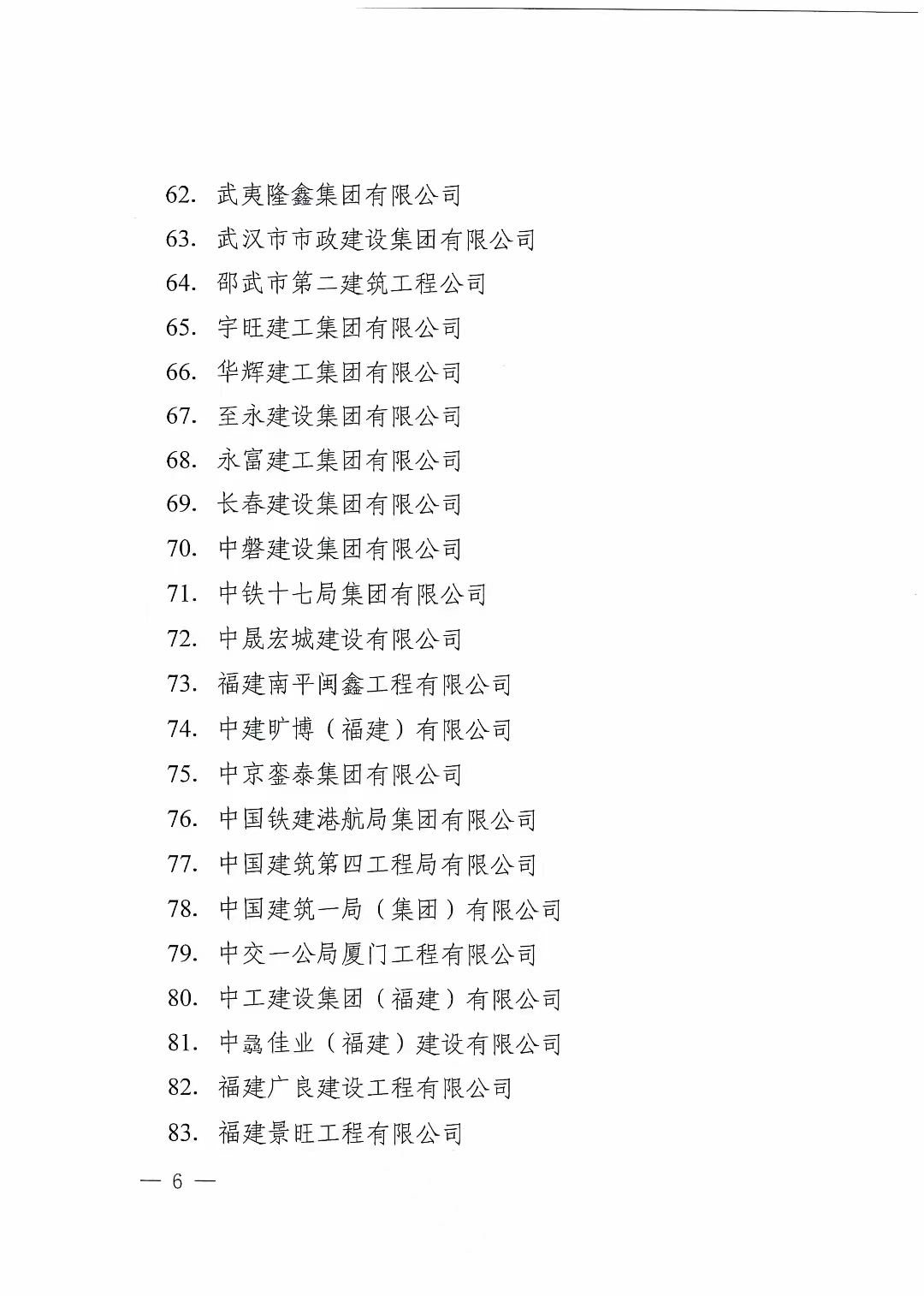 易顺建工集团有限公司获南平市人民政府通报表扬