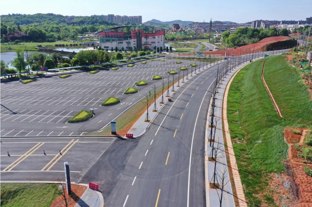 宜春花博园周边规划A路和D路